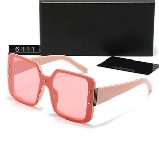 New large frame fashion sunglasses driving travel vacation sunglasses leisure travel sunglasses 6111