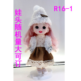 16cm8 points BJD принцесса 6-дюймовое платье Кукла джинсовое свадебное платье ob11 одежда топ шорты Аксессуары для девочек