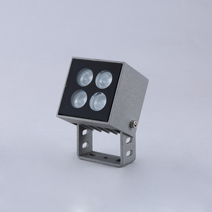 Waterproof Square Small Spotlight Shell Outdoor Rubik's Cube Flood Light Shell Exquisite 65 × 65 Small Spotlight Die Casting