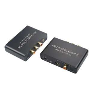 HDMI Audio Return ARC Adapter Amplifier DAC Audio Converter Digital to Analog Audio RCA Fiber Optic