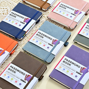Cross-Border Exclusive A6 Portable Notebook with Letter Label Password Book Website Address Phone Record Book