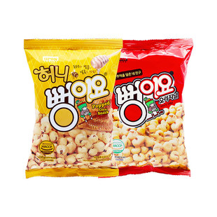 South Korea Imported Food Aibao Paradise Popcorn 110g Original Honey Flavor Home Chasing Drama Online Red Puffed Snacks