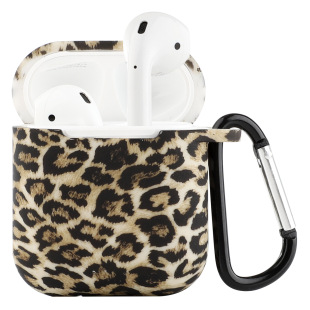 For AirPods 1/2 earphone cover/Leopard/zebra/footprint/Flower/marble silicone earphone cover
