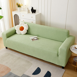 All-inclusive lazy sofa cover wholesale double three-seat Universal elastic sofa cushion leather sofa cover seersucker