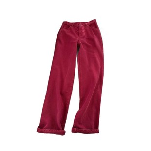 It's so beautiful! Strong goods without D recommend dark red cotton straight jeans a generation of hair