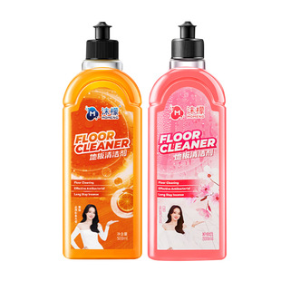 Foam lemon floor cleaner new orange tile wood floor strong stain removing polishing cleaning liquid mopping artifact
