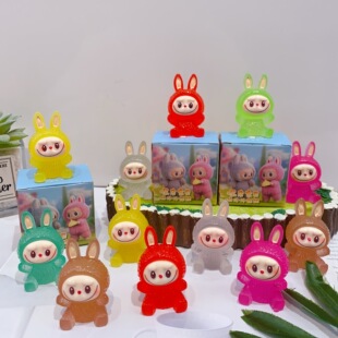 Cute Cartoon Dada Hand-made Blind Box Girl's Heart High-value Doll Desktop Ornaments Trendy Play Hand-made Model