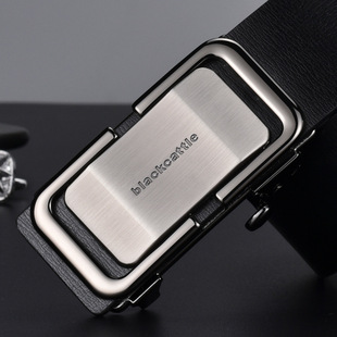 New men's leather belt inner wear automatic buckle belt business casual all-Match belt factory wholesale