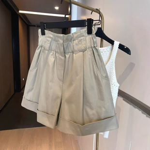 The texture is dead!!! Self-retention shorts!!! Who wears it with temperament and slimming ingenuity series