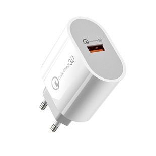 QC3.0 Быстрая зарядка один USB дорожная зарядка 9V12V5V мобильный телефон умный адаптер быстрая зарядная головка европейские правила США