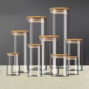 High Borosilicate Glass Candle Cup Transparent European Style Candlestick Ornaments Cork Sealed Aromatherapy Wedding Decoration Candle