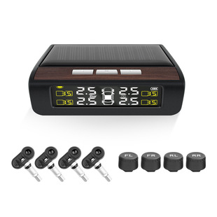 Tire pressure monitoring rabies wood grain car four-wheel tire pressure monitor TPMS tire pressure monitoring system