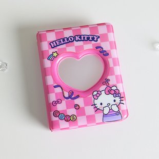 Korean ins same style Plaid Jade GUI dog card book cute cartoon star chasing small card storage protection book