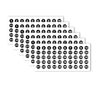 Sticker color round number label number number pants clothes shoes size size mark waterproof sticker