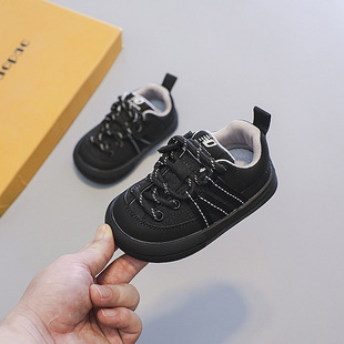 Children's sneaker Retro Breathable Toddler Shoes Boys Shoes Spring and Autumn New Casual Shoes Baby Girls Soft Sole Board Shoes
