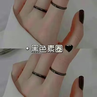 White Tea Qinghuan Jingle Ring Glass Imitation Jade National Style All-match Simple Ring Girlfriend Couple Ring Support Daifa