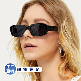 Meizhong Feng Fan такие же прямоугольные дискотечные солнцезащитные очки мужские хип-хоп в гонконгском стиле флуоресцентные солнцезащитные очки TikTok Street shot