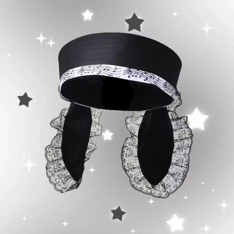 Lace Bunny Ears Musical Note Sailor Hat Subculture Lolita Navy Style Beret Cute Japanese Hat