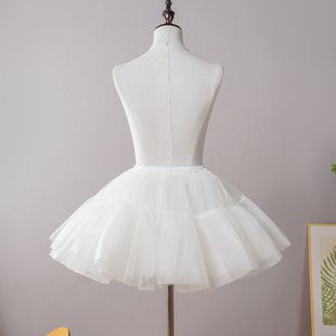 Skirt support lolita six-layer short 35CM soft yarn support violent soft girl COS inner pettiskirt lolita underskirt
