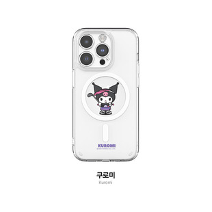Hello Kitty Apple 15promax Transparent Magnetic Mobile Phone Case Cartoon Applicable 14 High Permeability Drop-proof 16 Couple