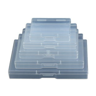 Amazon Flat pp Box Rectangular Plastic Box Transparent Storage Parts Box Rectangular Accessories Packaging Box