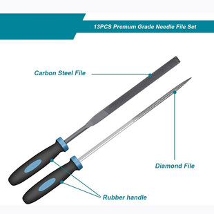 Cross-Border Amazon Ebay Aliexpress Steel File Set File Set Assorted Files Mini Small Hardware Tools Diamond Files