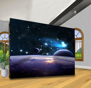 Custom Space Cosmic Wall Cloth Background Wall TV Background Wall Photo Wall Cloth
