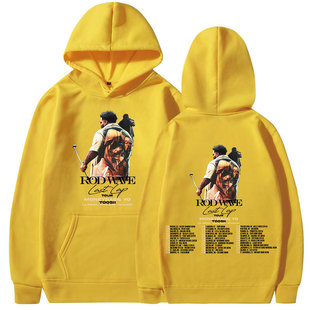 Last Lap Tour 2024 Hoodies Rod Wave Rapper Graphic Hooded Sw