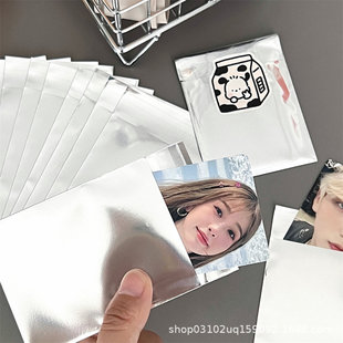 Ins Style Self-adhesive Bag Card-out Packaging Bag Aidou Photo Hand Account Gift Box Bag Blind Box
