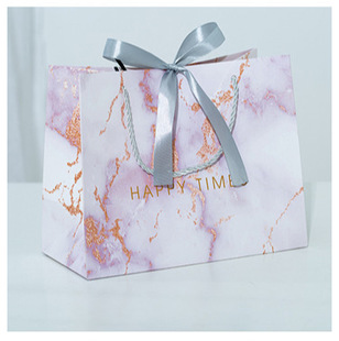 Spot marble Gift Bag tote bag ins style paper bag