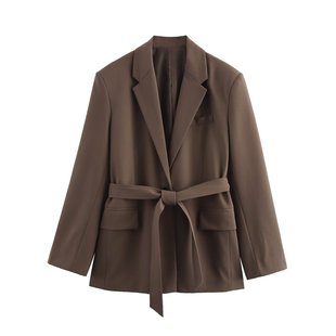 Source factory foreign trade wholesale Europe and the United States with belt suit jacket straight suit Amazon AliExpress cross-border