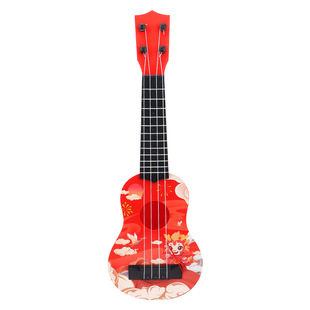 Factory direct selling ukulele children's small guitar boys and girls large and medium small size can play baby music toy