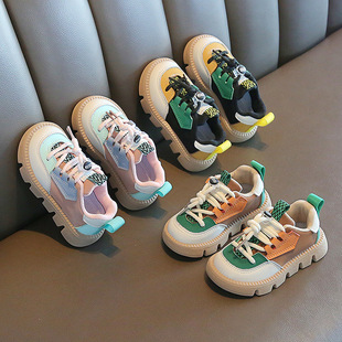 2025 Spring and Autumn New Children's sneaker Boys' Board Shoes Non-slip Girls' Casual Shoes Soft Sole Baby Shoes Single Shoes