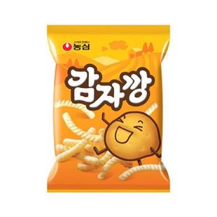 South Korea Imported Nongxin Original French Fries Crispy 75g Potato Crispy Strip Office Leisure Puffed Food Snacks