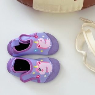 Children's Beach Shoes Baby Seaside Non-slip Anti-cut Quick-drying Snorkeling Swimming Shoes Boys and Girls Diving Beach Socks Soft Shoes