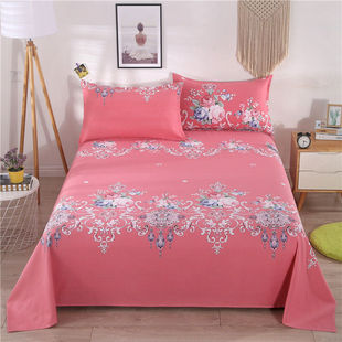 Old Coarse Cloth Four-piece Set Too Thick Wrinkle-free Cotton Bed Sheet Canvas Linen Double Three-piece Set
