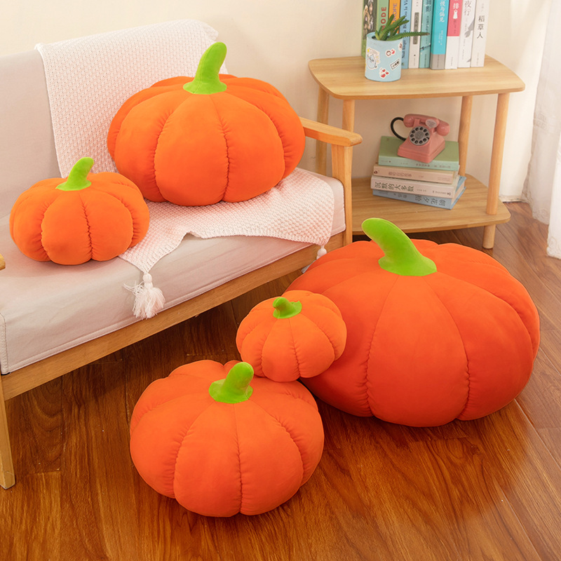 Cross-border Pumpkin Pillow Pillow Halloween Cyber Celebratory Plush Toy Car Cushion Cushion Birthday Gift