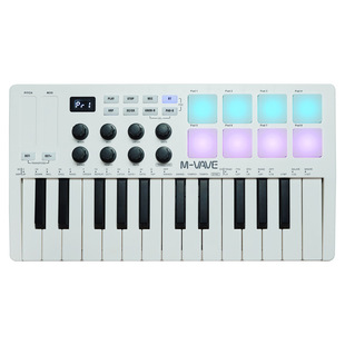 M-VAVE25 key MIDI keyboard controller intelligent portable arranger pad electric sound midi controller foreign trade