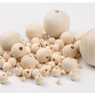 Manufacturer Wholesale Lotus Wood Beads Large Hole Wood Beads Car Seat Cushion Wood Beads Rope Mesh Bag Loose Beads in Stock