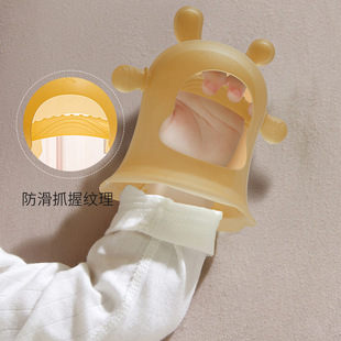 Rabbit Gum Baby Grinding Stick 4 Six Months Food Toy Grade Silicone Baby Gum Anti-eating Hand Artifact