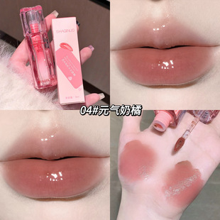 Satchino Lights Colorful Waterlight Lip Glaze Mirror-like Doodle Glass Lips Cross-border Pure Desire White Lipstick Lip Gloss