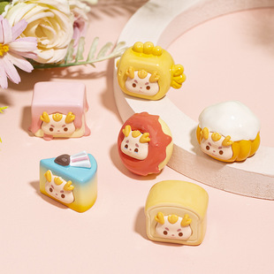 Cute Cute grain afternoon dessert blind bag trendy play blind box children Doll Doll birthday gift office desktop decoration
