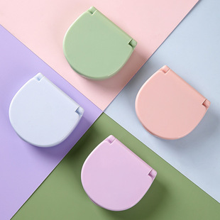 New mini 4-cell small pill box pill 4-cell sub-pack storage box moisture-proof storage factory wholesale printable logo
