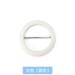 Women's belt buckle metal cloth Japanese buckle color Square three-gear cloth coat windbreaker sheath belt buckle