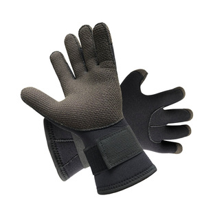 in stock 3/5/7mm Kevlar Titanium Coated Diving Gloves Cut-resistant, Wear-resistant, Non-slip and Scratch-resistant