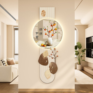 New LED Light-emitting Hallway Hanging Painting Corridor Aisle Decorative Painting TV Background Wall Painting Home High-level Sense Mural