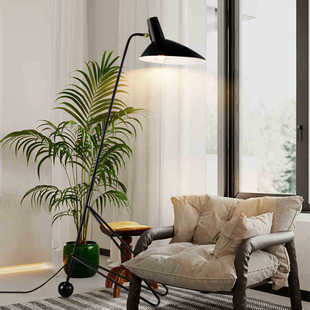 Nordic minimalist modern designer dining room living room sofa Internet celebrity bedroom bedside Italian minimalist retro floor lamp