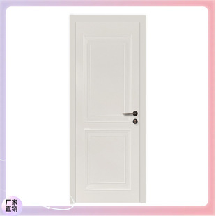 ▧ Composite Solid Wood Door, Interior Door, Soundproof and Pressure-Resistant Entrance Bedroom Door, Painted Simple Carved Room Door Batch