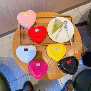 2024 New Fairy Peach Heart Coin Purse Fashion Candy Wind Mini Red Bag Personality Love Jelly Bag