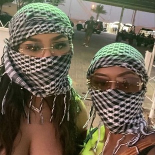 Arab turban CS combat thin Arab square scarf tactical outdoor camping foreign trade Muslim square scarf